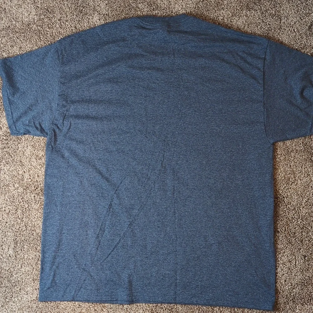 Let Freedom Ring Heathered Blue Short Sleeve T-shirt Unisex Adult XL